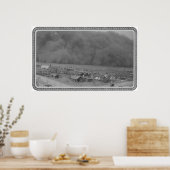 Poster Tempête de poussière à Approching Rolla Kansas en  (Cuisine)