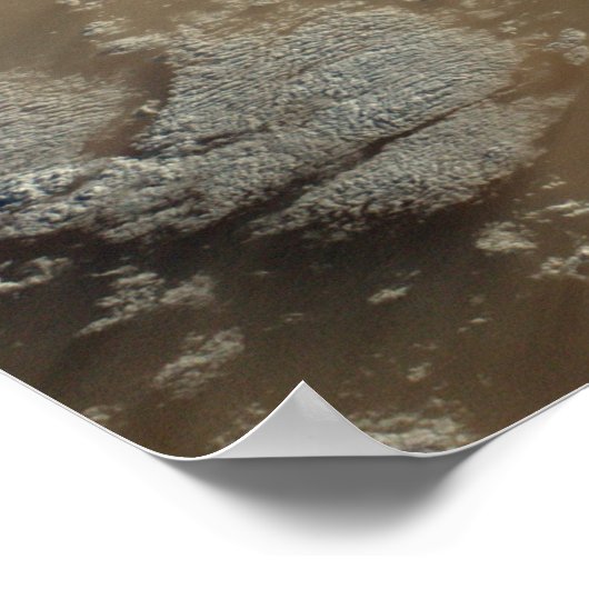 Poster Tempête De Poussière À Travers Les Mers De Sable D (Coin)