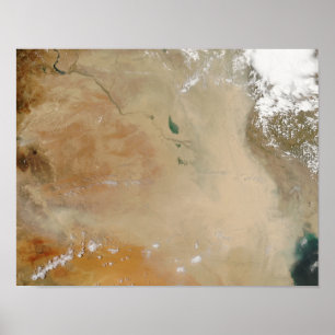 Poster Tempête de poussière dans le Moyen-Orient