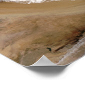 Poster Tempête de poussière dans le nord de la Chine (Coin)