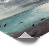 Poster Tempête de rupture, Côte du Maine | Winslow Homer (Coin)