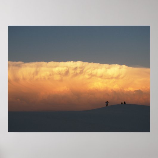 Poster Tempête de sable blanc (Devant)