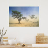 Poster Tempête De Sable Dans Le Désert Du Kalahari, Kgala (Cuisine)