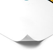 Poster Tempête du cerveau drôle Plume météorologique (Coin)