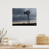 Poster Tempête du moulin à vent (Cuisine)