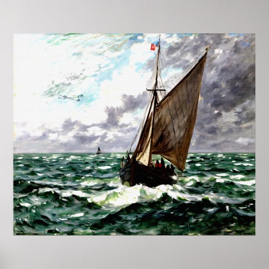 Poster Tempête du paysage (Devant)