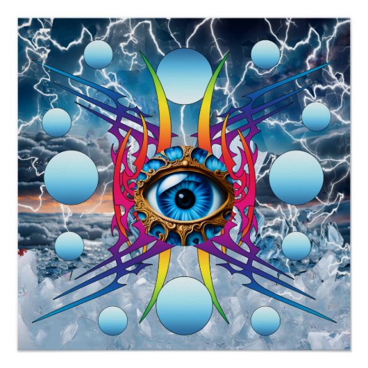 Poster Tempête électrique (Devant)