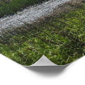 Poster Tempête estivale de Beaufort en Caroline du Sud (Coin)