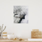 Poster Tempête hivernale sévère (Cuisine)