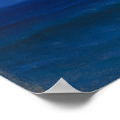 Poster Tempête maritime éclair - Style de peinture pastel (Coin)