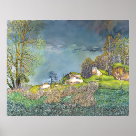 Poster Tempête printanière (Devant)