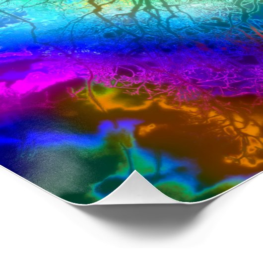 Poster Tempête psychédélique (Coin)