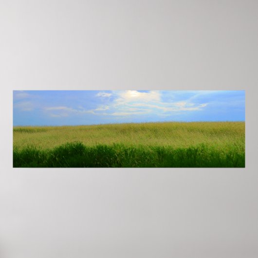 Poster Tempête sèche sur les prairies de l'Oklahoma I (Sa (Devant)