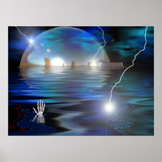 Poster Tempête spatiale (Devant)