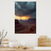 Poster Tempête sur le plateau (Cuisine)