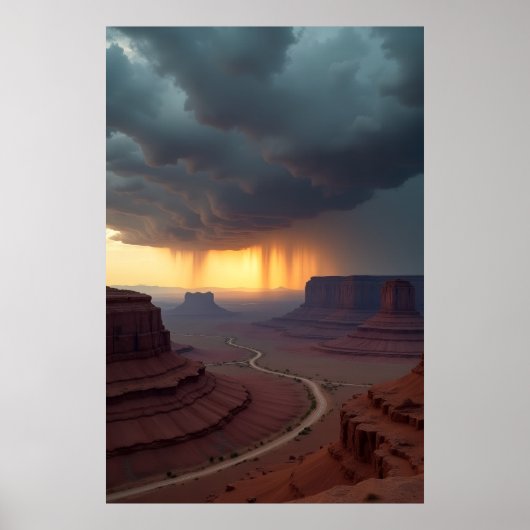 Poster Tempête sur le plateau (Devant)