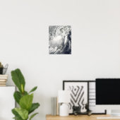 Poster Tempête tropicale Conson approchant le Vietnam (Bureau à domicile)