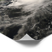 Poster Tempête tropicale Gustav dans la mer des Caraïbes (Coin)