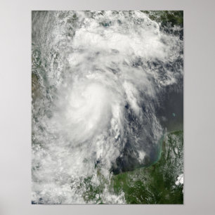 Poster Tempête tropicale Hermine dans le Golfe du Mexique
