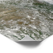 Poster Tempête tropicale Hermine sur le Texas (Coin)