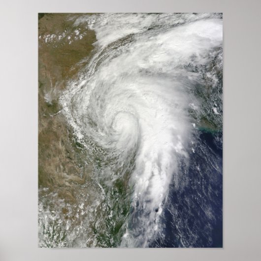 Poster Tempête tropicale Hermine sur le Texas (Devant)