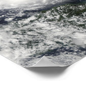 Poster Tempête tropicale Ida dans la mer des Caraïbes (Coin)