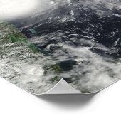 Poster Tempête tropicale Ida dans la mer des Caraïbes 2 (Coin)