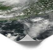 Poster Tempête tropicale Karl sur la péninsule du Yucatan (Coin)