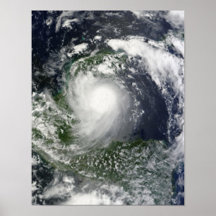Poster Tempête tropicale Karl sur la péninsule du Yucatan