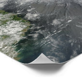 Poster Tempête tropicale Koppu près d'un point d'atterris (Coin)