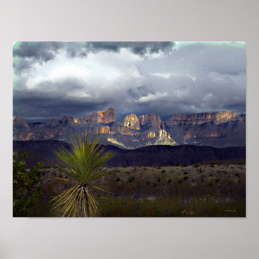 Poster Tempêtes au-dessus de Maderas Del Carmen (Devant)