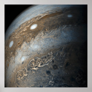 Poster Tempêtes sur Jupiter de Juno Cam (2017)