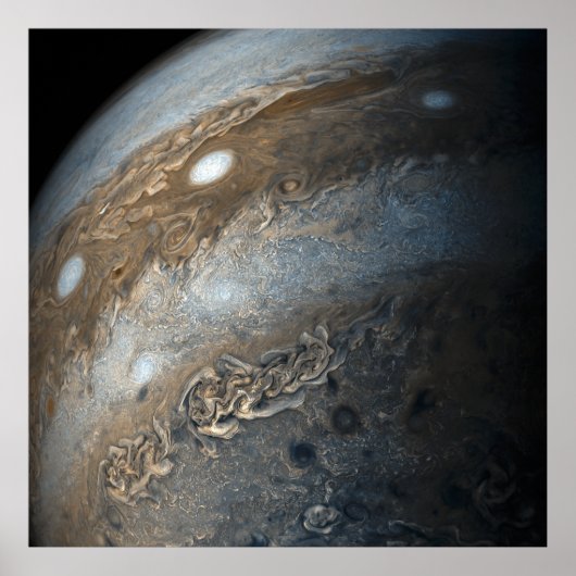 Poster Tempêtes sur Jupiter de Juno Cam (2017) (Devant)