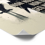 Poster Templar Knight Motto La citation du croisé (Coin)