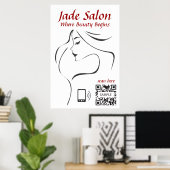 Poster Template Hair Salon (Bureau à domicile)
