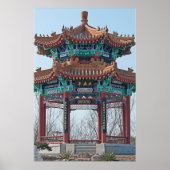 Poster Temple bleu (Devant)