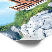 Poster Temple bouddhiste (Coin)