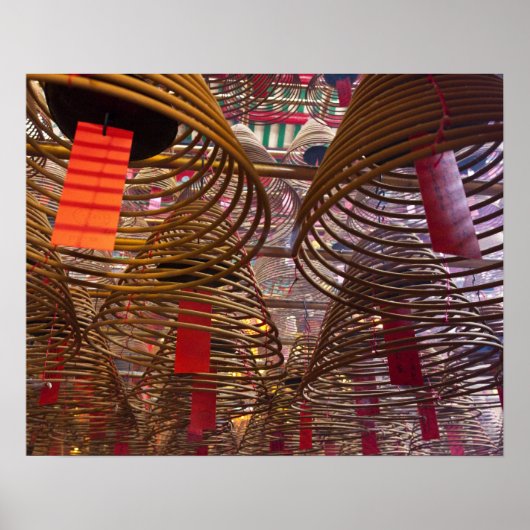 Poster Temple bouddhiste Man Mo de Hong Kong (Devant)
