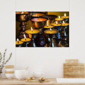 Poster Temple bouddhiste | Monastère de Longwu (Cuisine)