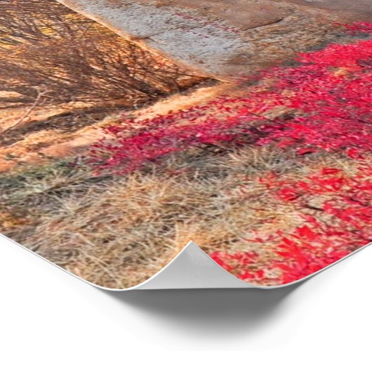 Poster Temple chinois (Coin)