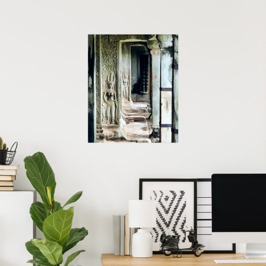 Poster Temple d'Ankor Wat (Bureau à domicile)