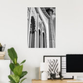 Poster temple de bahai (Bureau à domicile)