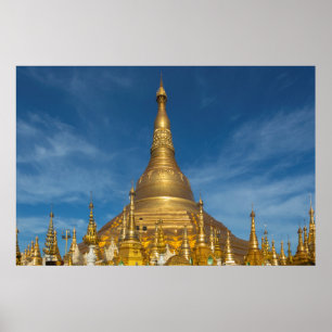 Poster Temple de Golden Stupa