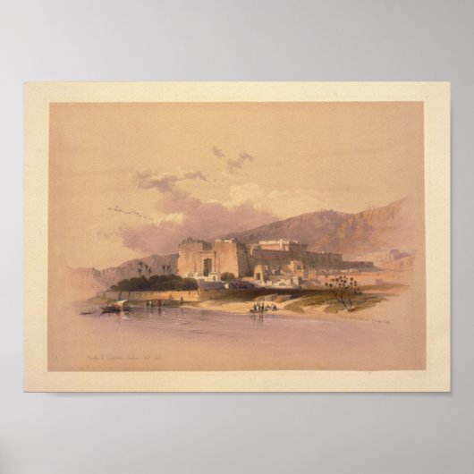 Poster Temple de Kalabshee—Nubie (Devant)