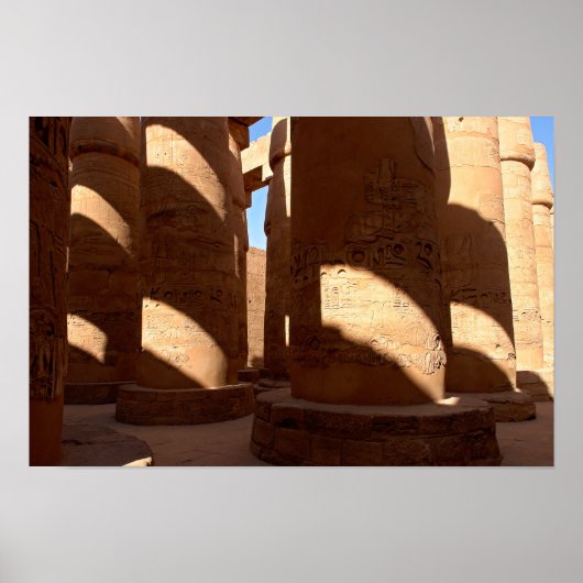 Poster Temple de Karnak - Louxor, Égypte (Devant)