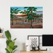 Poster Temple de Kashihara par Tsuchiya Koitsu (Bureau à domicile)