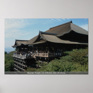 Poster Temple de Kiyomizu, l'une des principales attracti