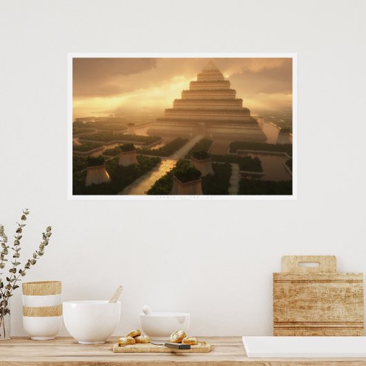 Poster Temple de la feuille (Cuisine)