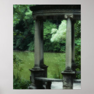 Poster Temple de l'amour aux vieux jardins de Westbury