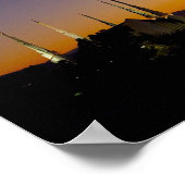 Poster Temple de Las Vegas Nevada (Coin)